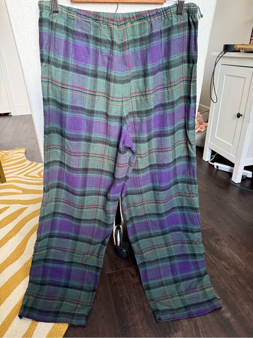 Lauren Ralph Lauren Plaid Pajama Set Crown Crest Flannel M - Picture 6 of 11